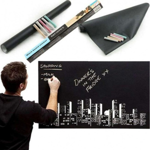 Самоклеющаяся пленка для рисования мелом Black Board Sticker 200м*45см