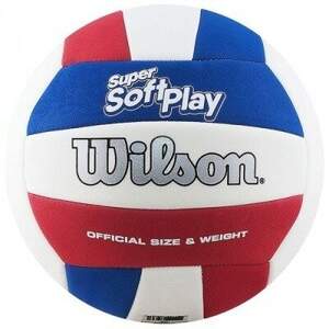 Мяч волейбольный Wilson SUPER SOFT PLAY WH/RD/BL SS19 Мяч волейбольный Wilson SUPER SOFT PLAY WH/RD/BL SS19